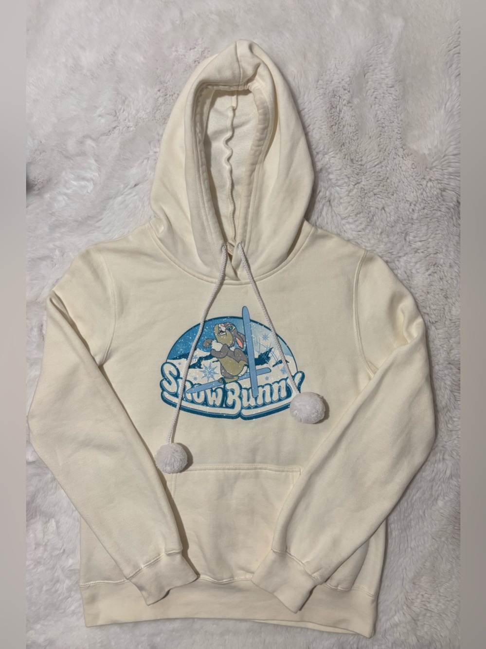 Vintage Disney Authentic Wear Thumper Snow Bunny Hoodie M